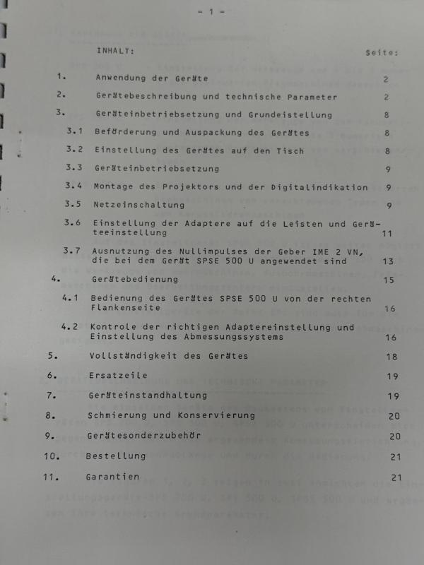 Betriebsanleitung Werkzeugvoreinstellgerät