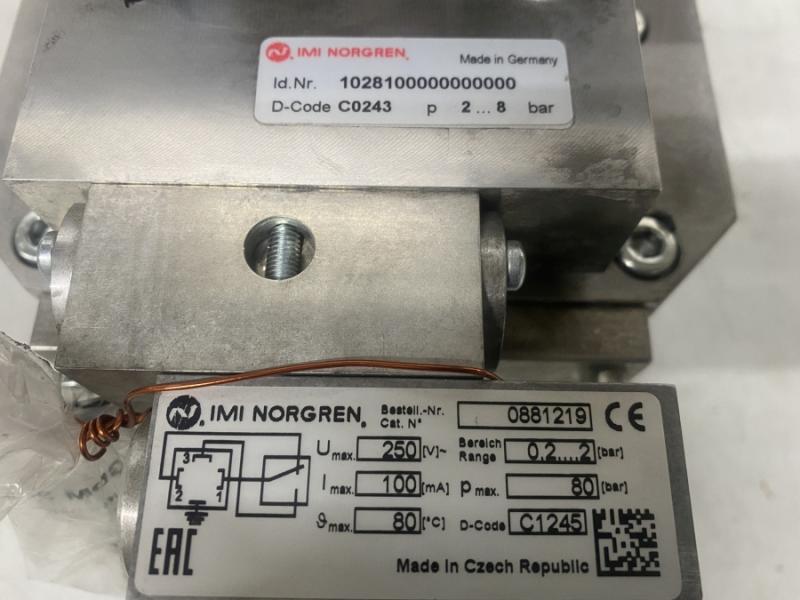 Pressensicherheitsventil, PSV-Ventil, Zwillingsventil, Wegeventil Neu - unbenutzt