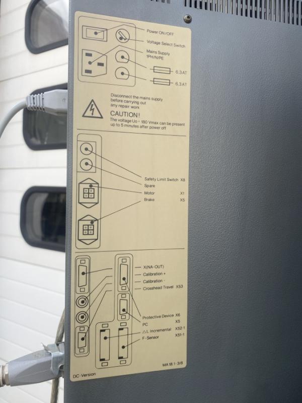 Statische Materialprüfmaschine Universalprüfmaschine AllroundLine mit zwei Prüfräumen