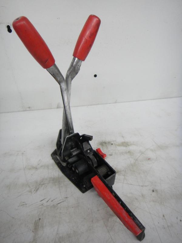 Spann- und Verschlussgerät für Verpackungskunststoffband, Umreifungsgerät