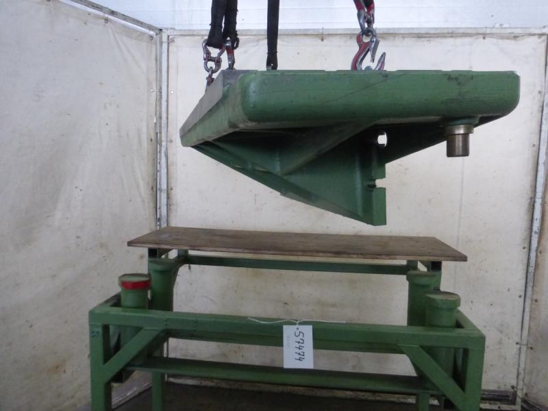 Aufspannplatte, Maschinentisch mit Metallunterbau, Aufspanntisch, Montagetisch