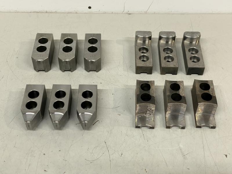 4 Satz Aufsatzbacken, Futterbacken für 3-Backen Kraftspann-Drehfutter