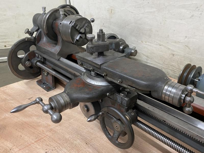 Antike Mechaniker Drehmaschine, Oldtimer für Ausstellung