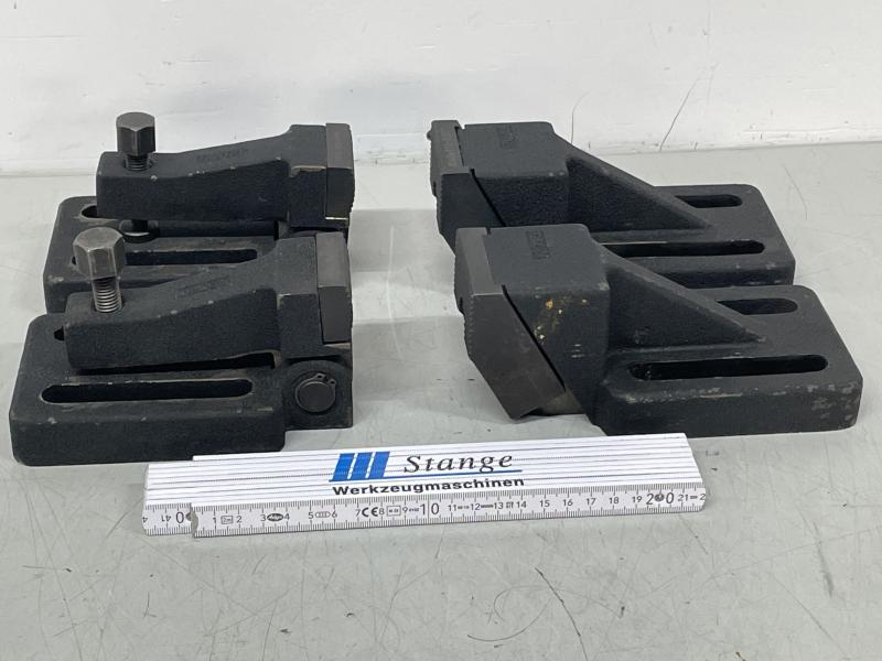 4 Stück Spannelemente, Niederzugspanner, Stabilspannbacken, Spannpratze