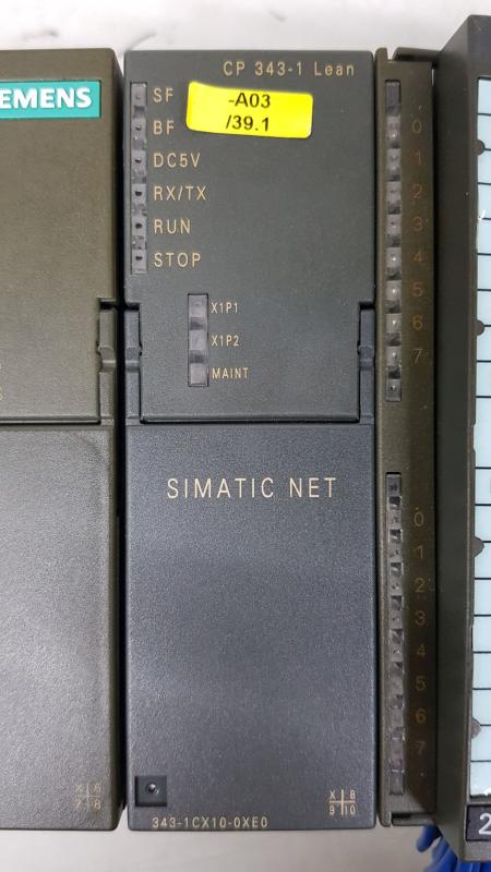 SPS Speicherprogramierbare Steuerung mit I/O Modulen und Ethernet (LAN) Anschluss