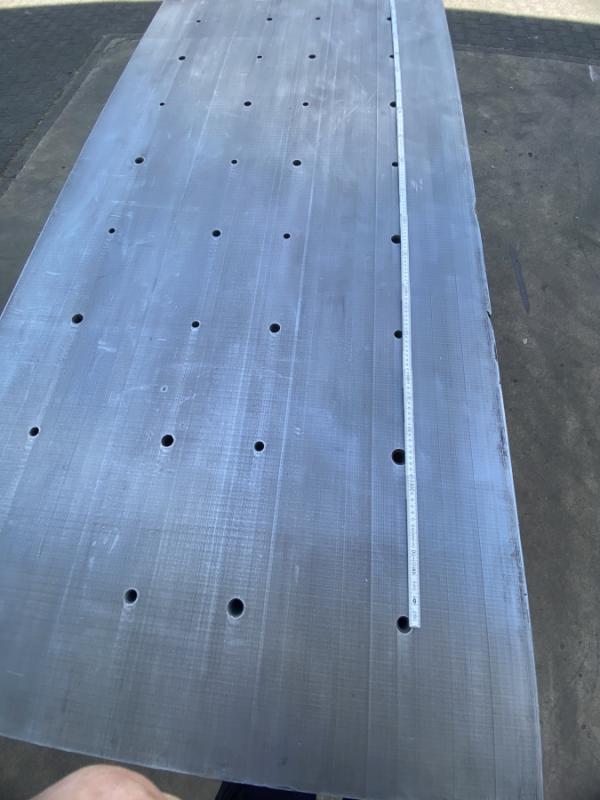 Aufspannplatte, Aufspanntisch, bearbeiteter Stahl Maschinentisch