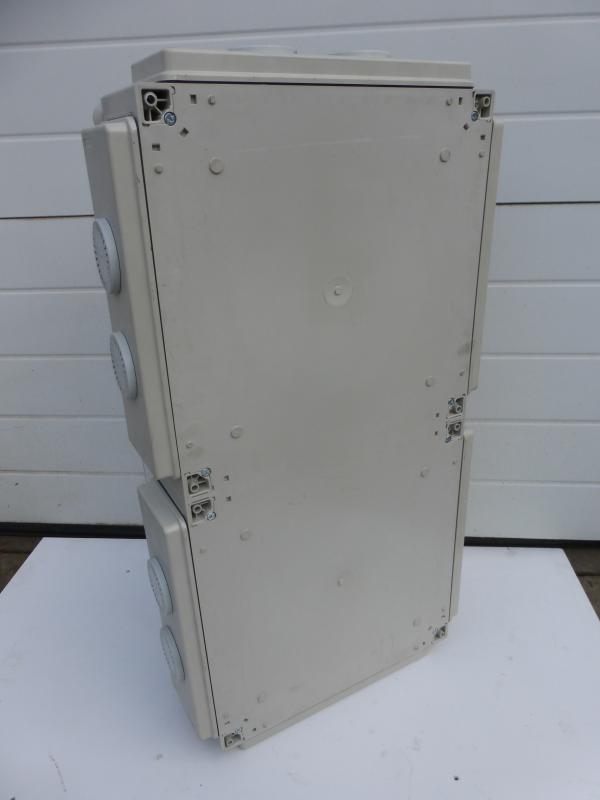 Verteilerkasten mit Klarsichtabdeckung, Leergehäuse Schaltkasten, Klemmkasten