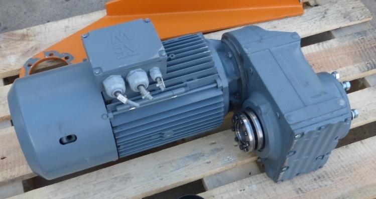 Getriebemotor, Elektromotor, Flachgetriebemotor