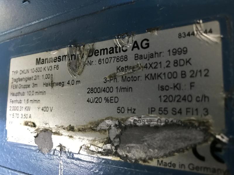 E-Kettenzug, Elektro Hubwerk, Kran E-Kettenzug, Elektro Hubwerk, Kran