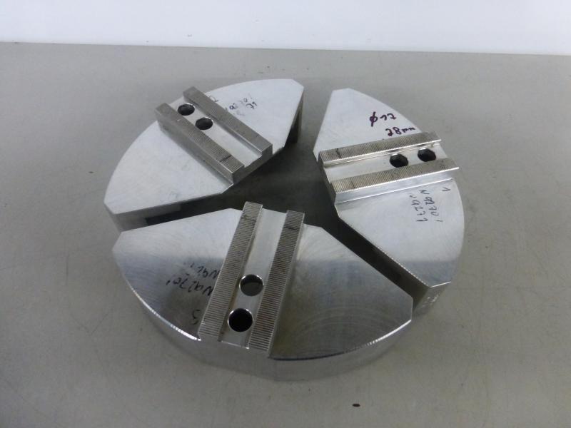 Futterbacken, Aluminiumbacken für 3-Backen Kraftspannfutter