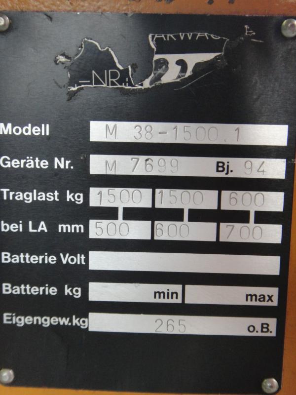Hochhubwagen - Gehstapler, Deichselstapler