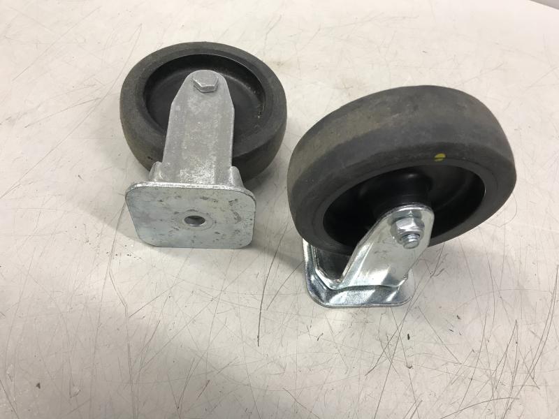 4 Stück Bockrollen für Transportroller (keine Lenkrollen)