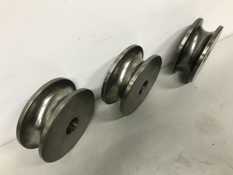 3 Stück Profilrollen, Stahl-Rollensatz für Ringbiegemaschine