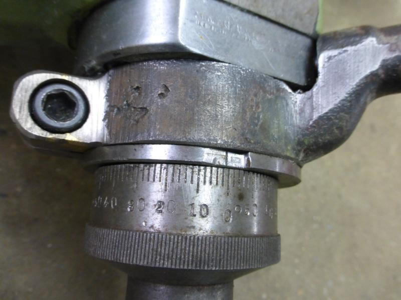 Rundtisch, Rundteiltisch mit Kurbel und Skala zum direkten und indirekten Teilen