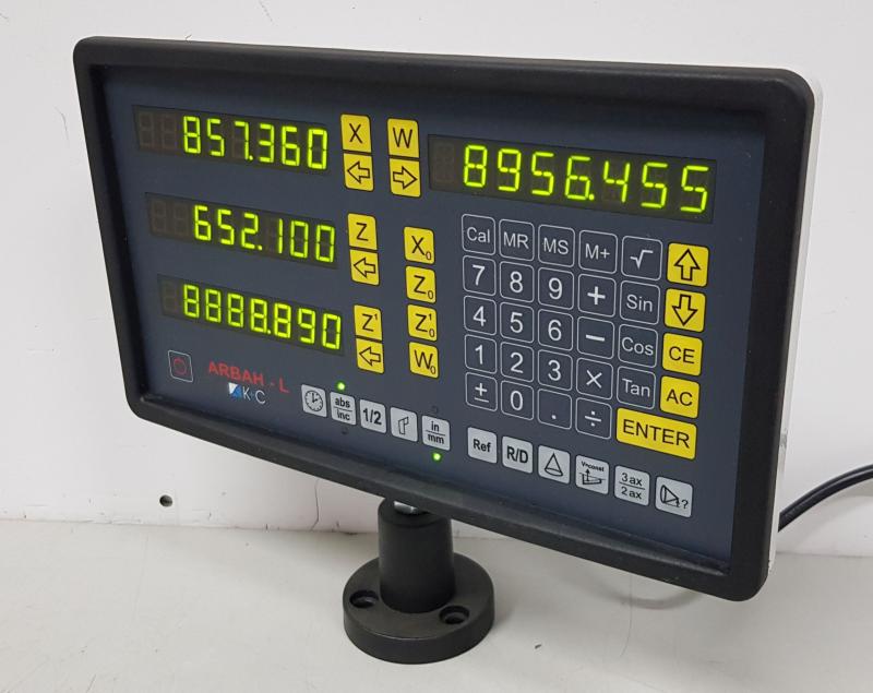 4-Achsen Digitalanzeige (3+1 Achse) für Dreh- und Rundschleifmaschinen