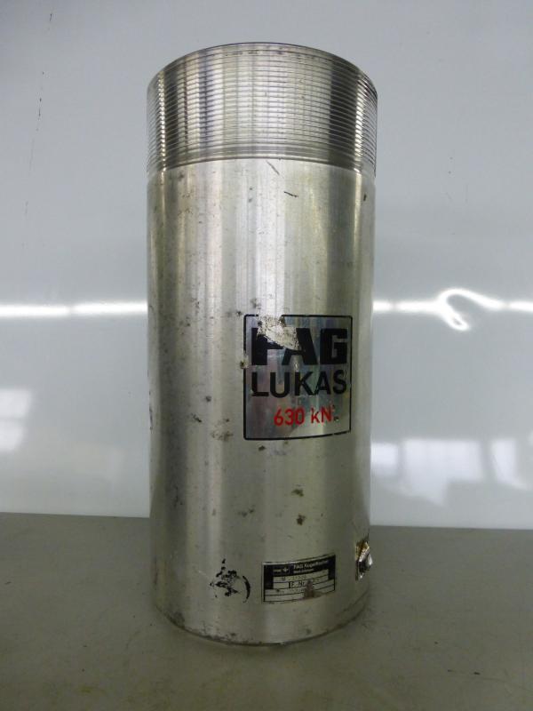 Einfachwirkender Leichtmetallzylinder mit Federrückzug, Hydraulikstempel, Hydraulikzylinder, Lukaszylinder, Maschinenheber