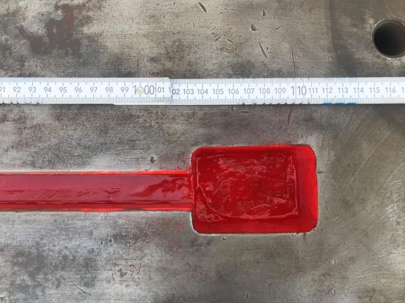 Aufspannplatte mit T-Nuten aus Stahlguß-Grauguß, Grundplatte von Radialbohrmaschine