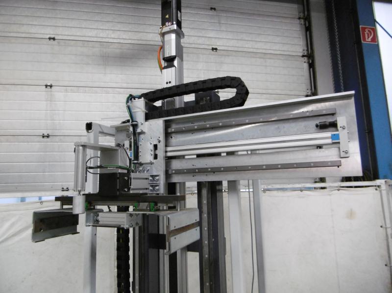 Lineareinheit, Linearachse, Portalachse mit Servoantrieb, Synchronservomotor, Elektroschlitten