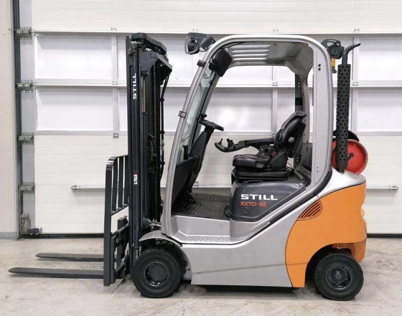Treibgas-Stapler, Traglast 1600 kg, Gas-Gabelstapler im guten Zustand, technisch einwandfrei