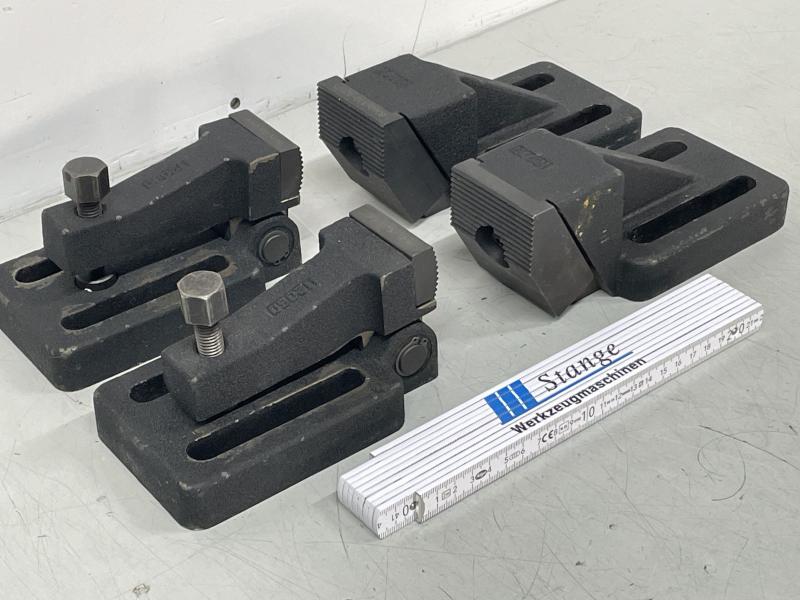 4 Stück Spannelemente, Niederzugspanner, Stabilspannbacken, Spannpratze