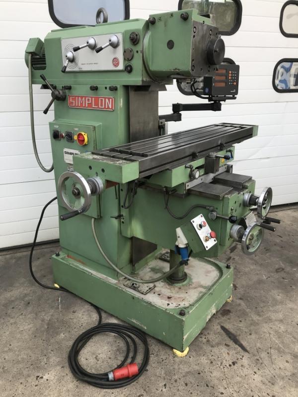 Universal Fräsmaschine, Konsolfräsmaschine mit Digitalanzeige HEIDENHAIN
