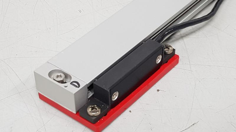 Glasmaßstab, inkrementales Längenmesssystem, Linear Scale, Maßstab mit Glaslineal für Positionsanzeige