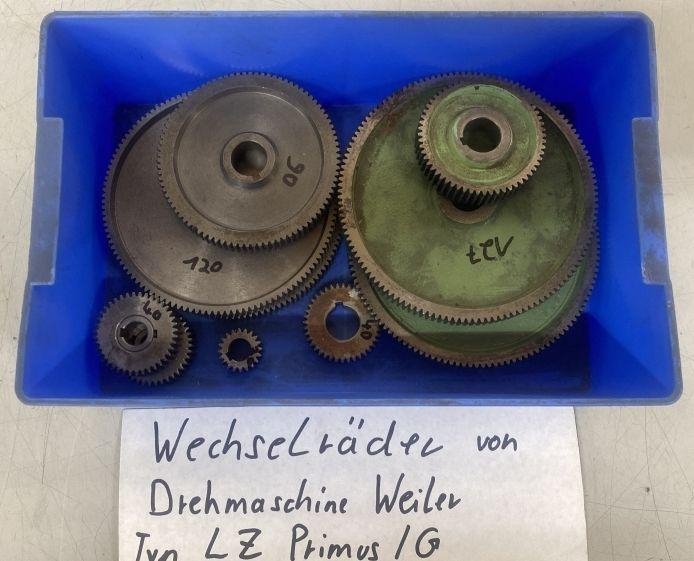 Wechselräder, Wechselrädersatz für Drehmaschine