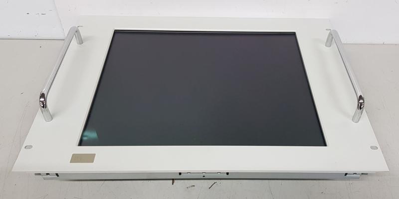17" TFT Display mit stabiler Frontscheibe, Industrie-Monitor für 19 Zoll Server Rack
