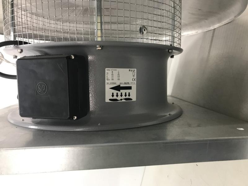Axial-Dachventilator Horizontal-Zuluft, Horizontal ansaugend Axial-Dachventilator Horizontal-Zuluft, Horizontal ansaugend