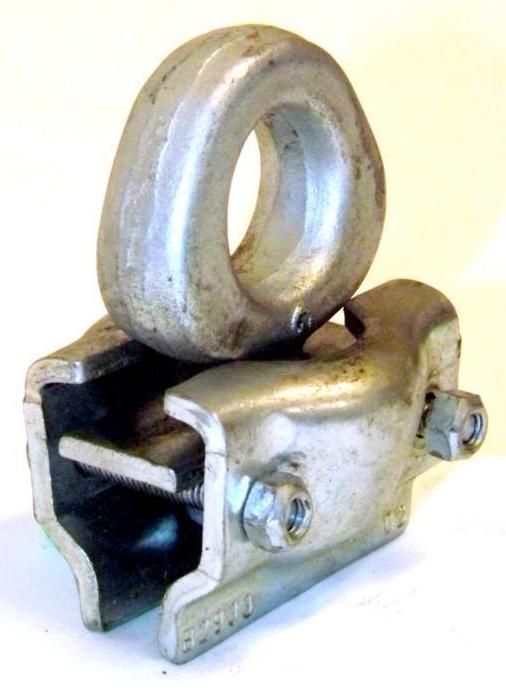 Kranaufhängung mit Klemmlaschen und 2 Schrauben Aufhängung Kranbrücke für Leichtkransystem