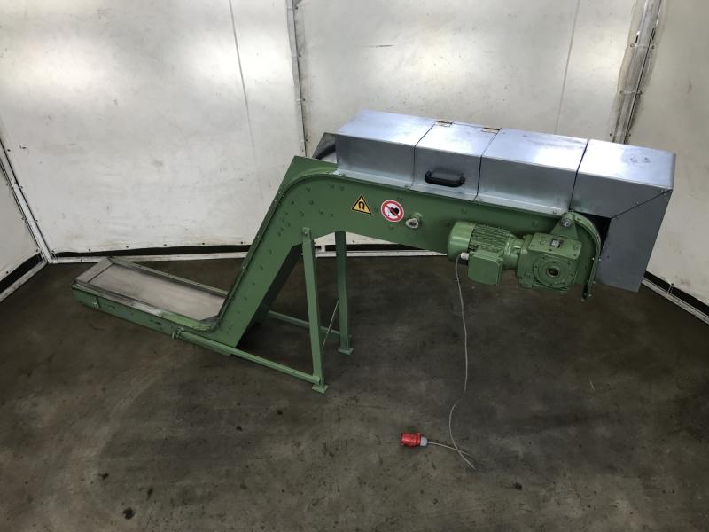 Rutschband Magnetförderer, Magnetrutschförderer, Z-Förderer Gleitbandanlage für Stahlteile Rutschband Magnetförderer, Magnetrutschförderer, Z-Förderer Gleitbandanlage für Stahlteile