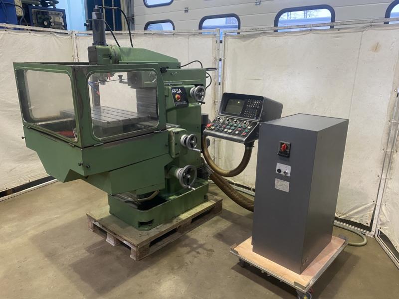 CNC Fräsmaschine, Werkzeugfräsmaschine mit Handrädern und Streckensteuerung