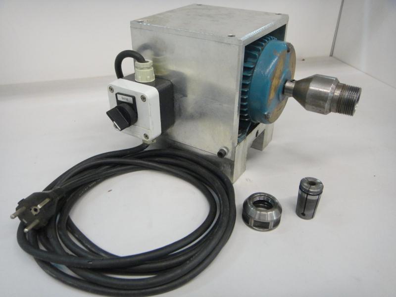 Elektromotor mit Spannzangenaufnahme