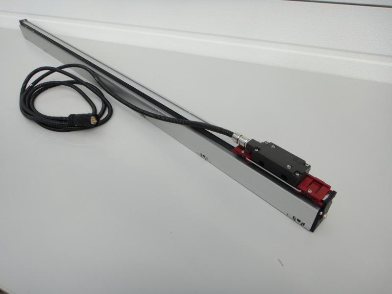 Glasmaßstab, inkrementales Längenmesssystem, Linear Scale, Maßstab mit Glaslineal für Positionsanzeige