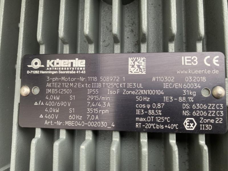 Drehstrom Elektromotor 3 kW Drehstrommotor Kraftstrommotor, E-Motor, Käfigläufer, Asynchronmotor Drehstrom Elektromotor 3 kW Drehstrommotor Kraftstrommotor, E-Motor, Käfigläufer, Asynchronmotor
