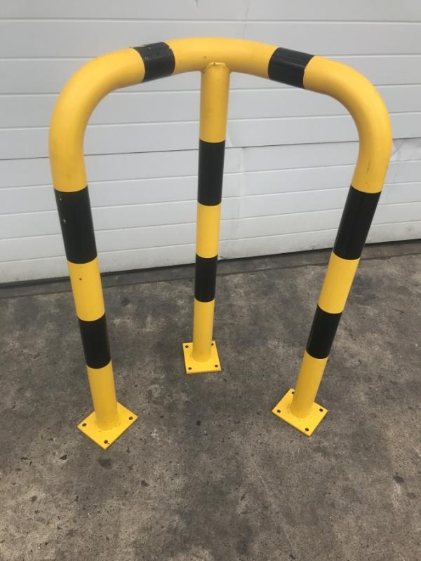 Rammschutz-Eckbügel, Anfahrschutz, Kantenschutz, Rammschutzbügel, Schutzwinkel, Säulenschutz für Regal, Abweiserecken