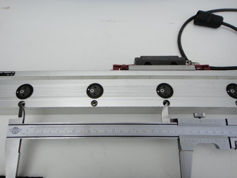 Glasmaßstab, inkrementales Längenmesssystem, Linear Scale, Maßstab mit Glaslineal für Positionsanzeige
