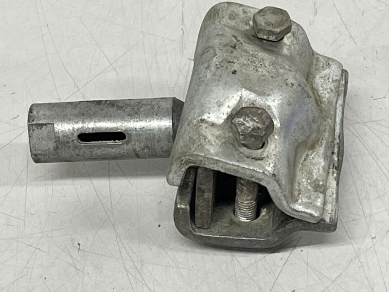 Hängelasche mit Klemmlaschen und 2 Schrauben mit  Kugelstange M16x1,5  für Leichtkransystem