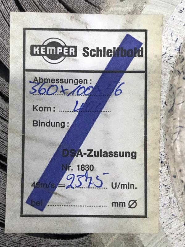 Lamellen-Schleifrad, Schleifscheibe, Fächerschleifer, Lamellenschleifer Ø 320 mm