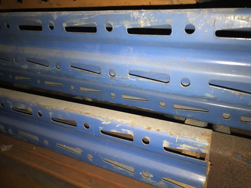 Schwerlast Palettenregal für 12 Palettenplätze, Palettenregal