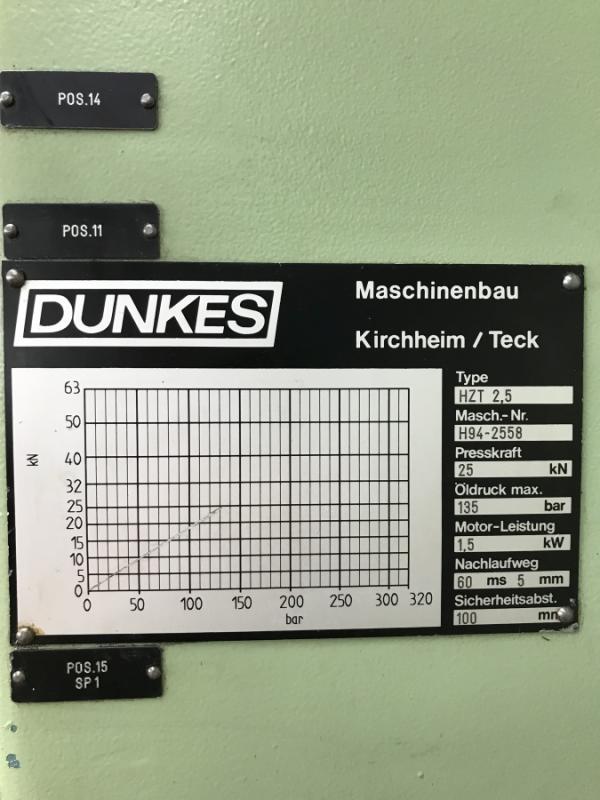 Einständer - Hydraulikpresse mit UVV