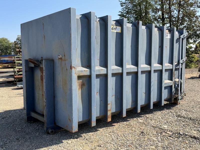 Abrollcontainer, Abrollpresscontainer, geschlossener Abroller, Ideal als Baustellencontainer