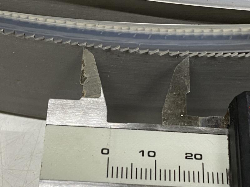 Sägeband, Bandsägeblatt, Bandsäge-Sägeband, Bandsägeband 3660 x 25 x 0,9 mm