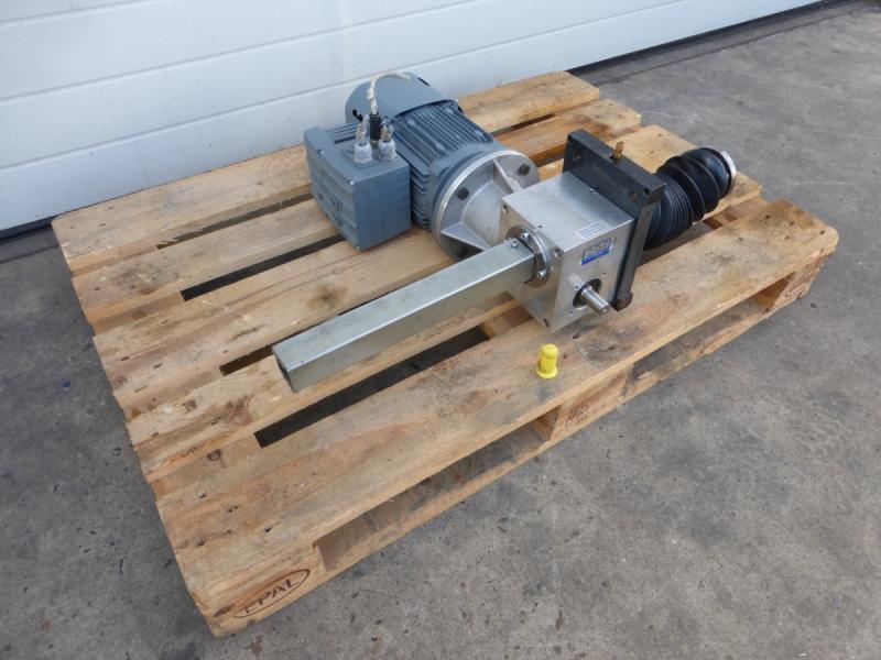 Elektromotor, Getriebemotor mit Schneckenrad Hubgetriebe E-Motor mit Frequenzumrichter