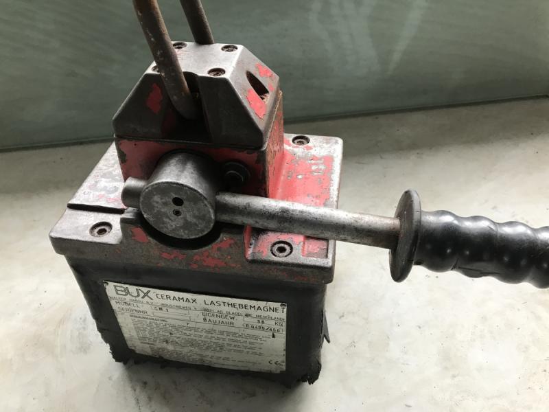 Lasthebemagnet, Kranmagnet, Hebemagnet, mech. schaltbarer Hubmagnet, mechanischer Lastmagnet