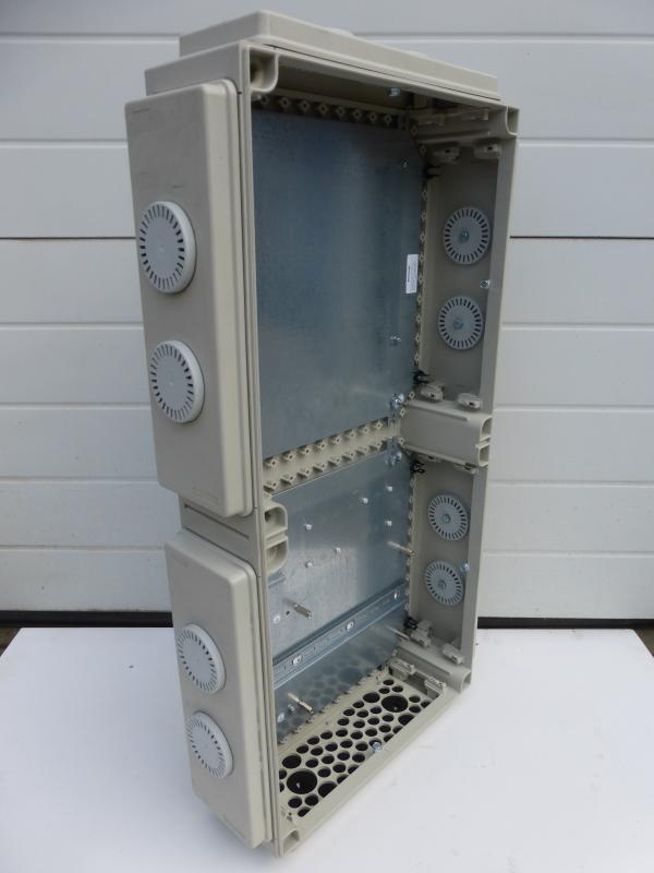 Verteilerkasten mit Klarsichtabdeckung, Leergehäuse Schaltkasten, Klemmkasten