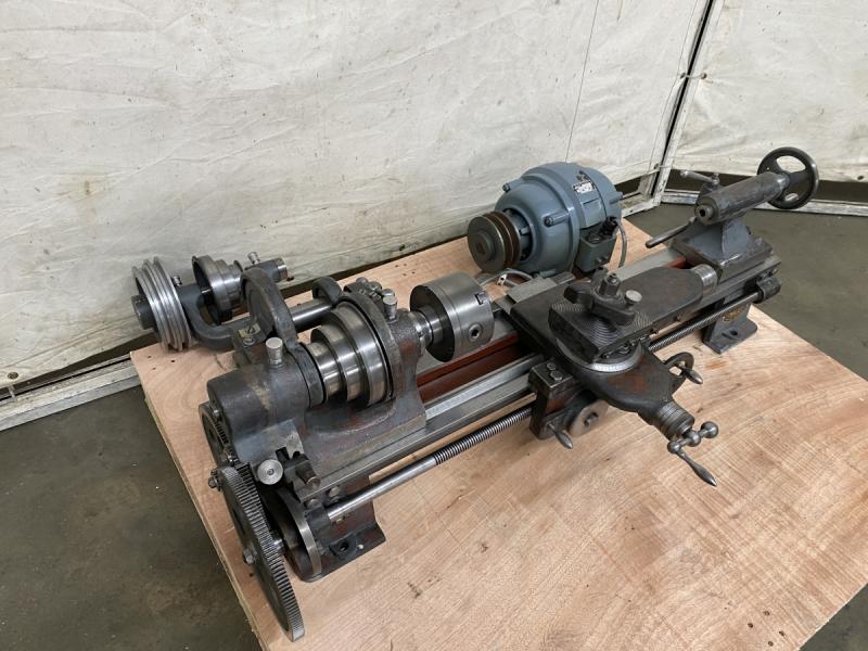 Antike Mechaniker Drehmaschine, Oldtimer für Ausstellung