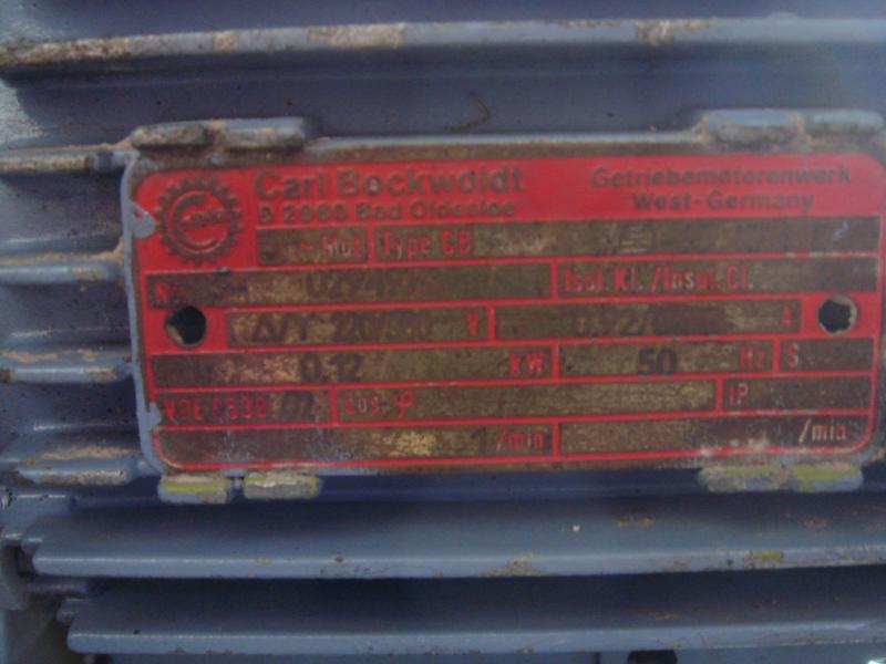 Getriebemotor Bockwaldt