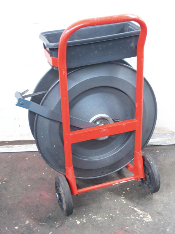 Abrollwagen für Kunststoff-Verpackungsband, Kunststoffverpackungsband, PET Umreifungsband