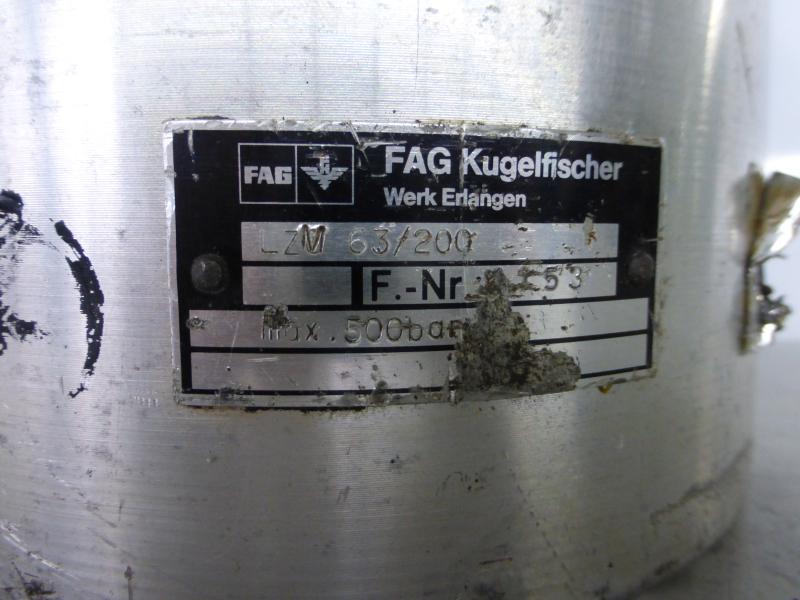 Einfachwirkender Leichtmetallzylinder mit Federrückzug, Hydraulikstempel, Hydraulikzylinder, Lukaszylinder, Maschinenheber